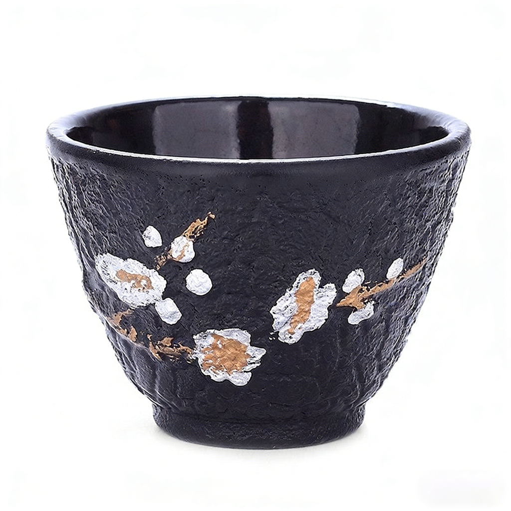 铸铁梅花茶杯