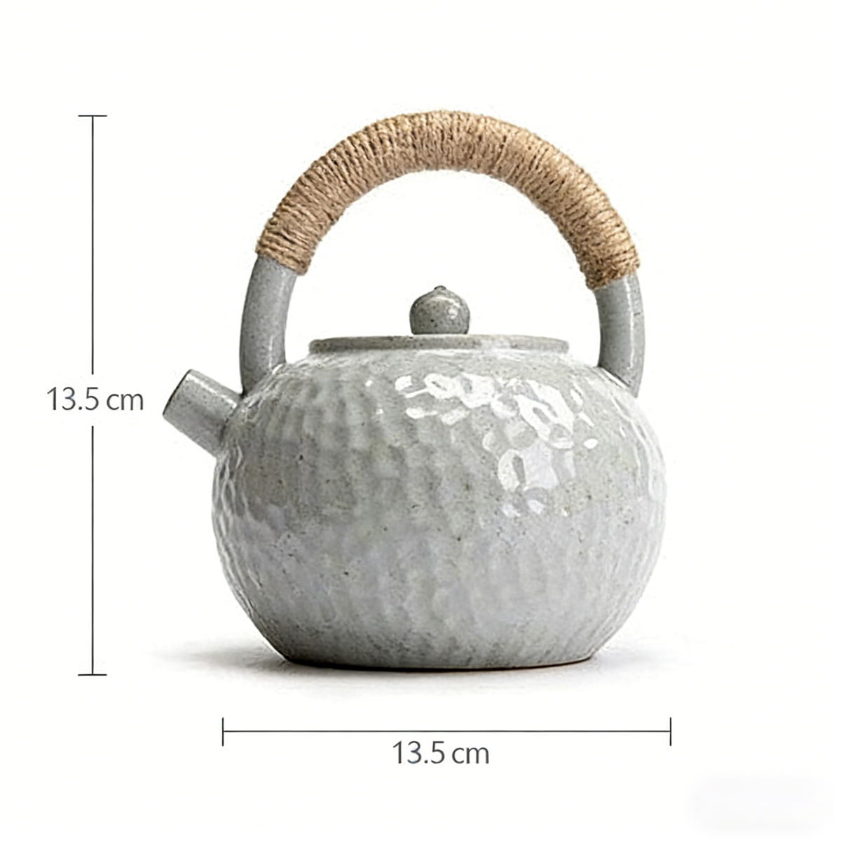 粗陶茶壶带酒精加热底座