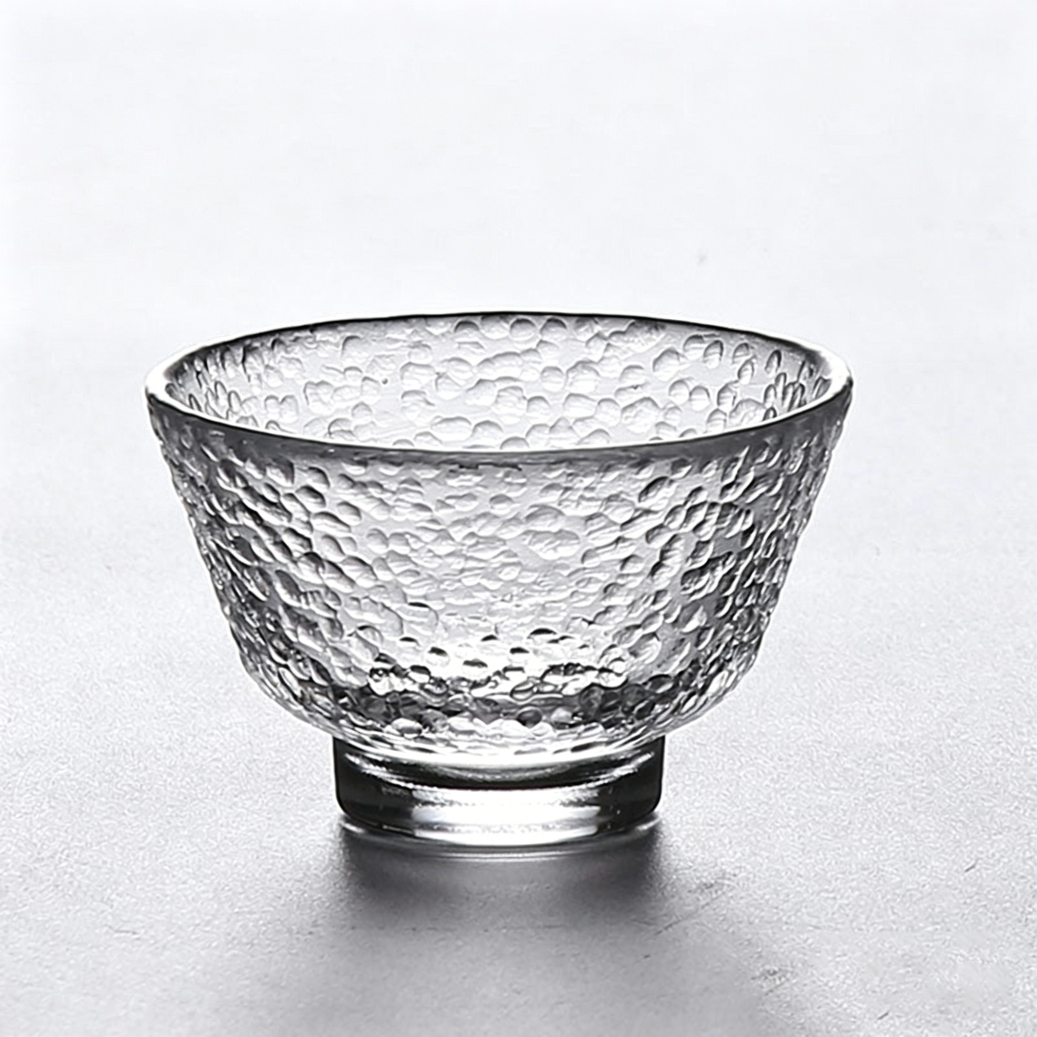 Ice Block Glass Tea Set With Tea Washer