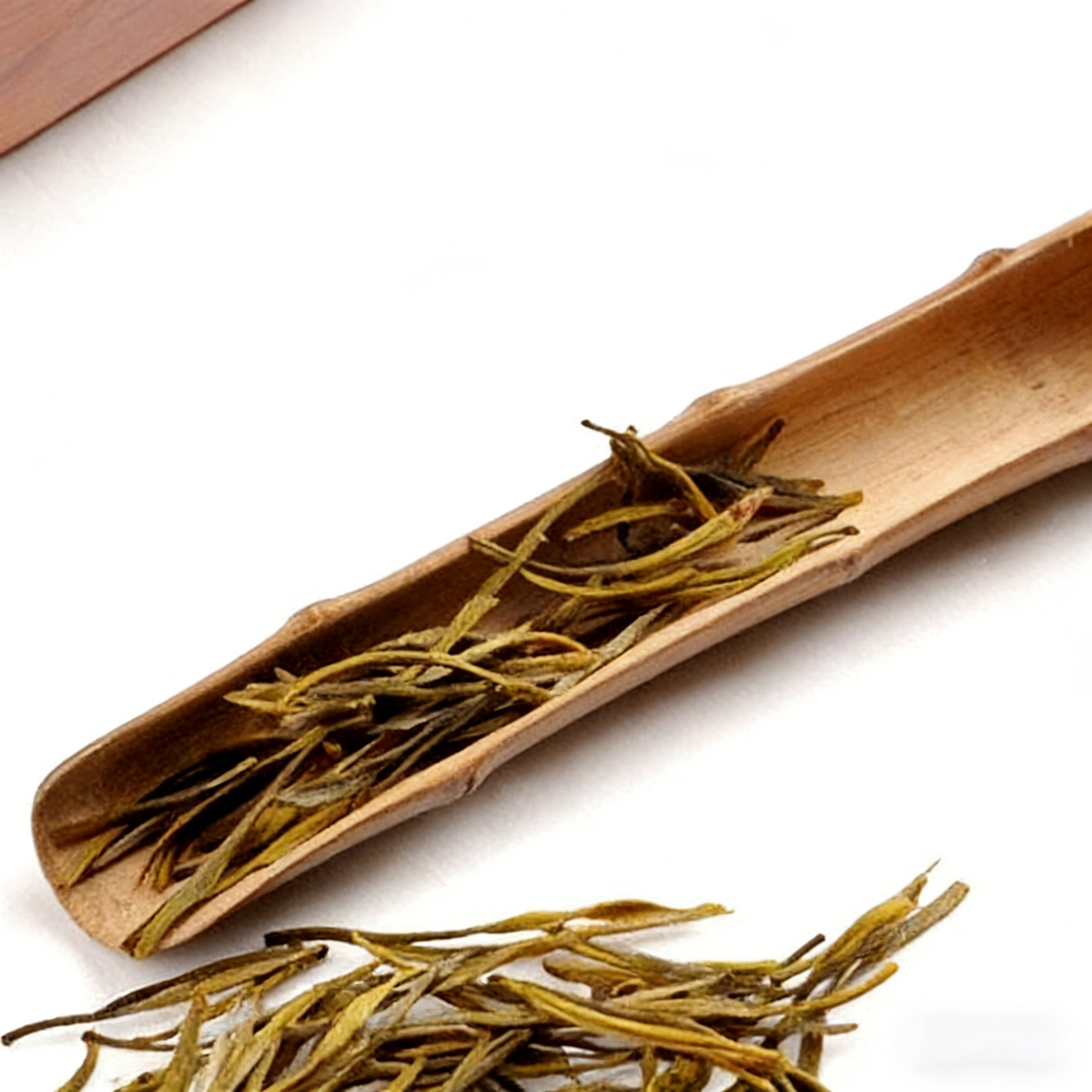 手工竹根茶荷茶托