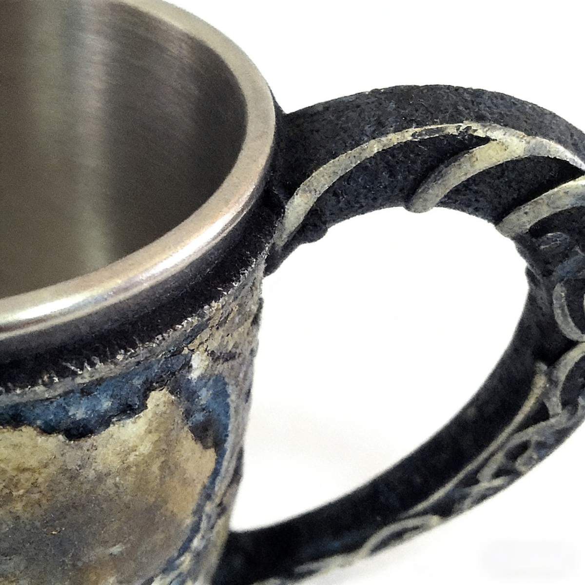 Stainless Steel Wolf Mug
