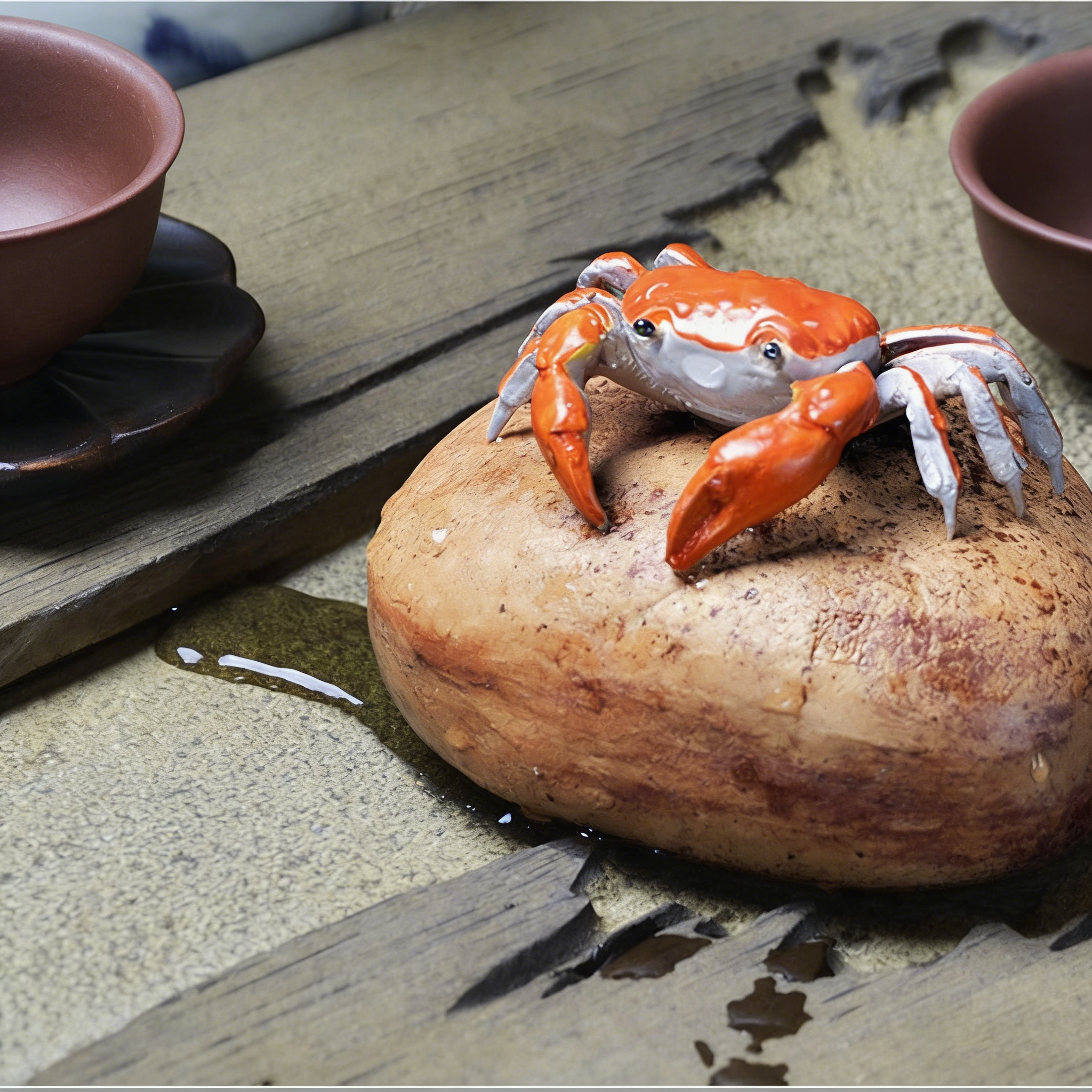 Color Changeable Crab Tea Pet