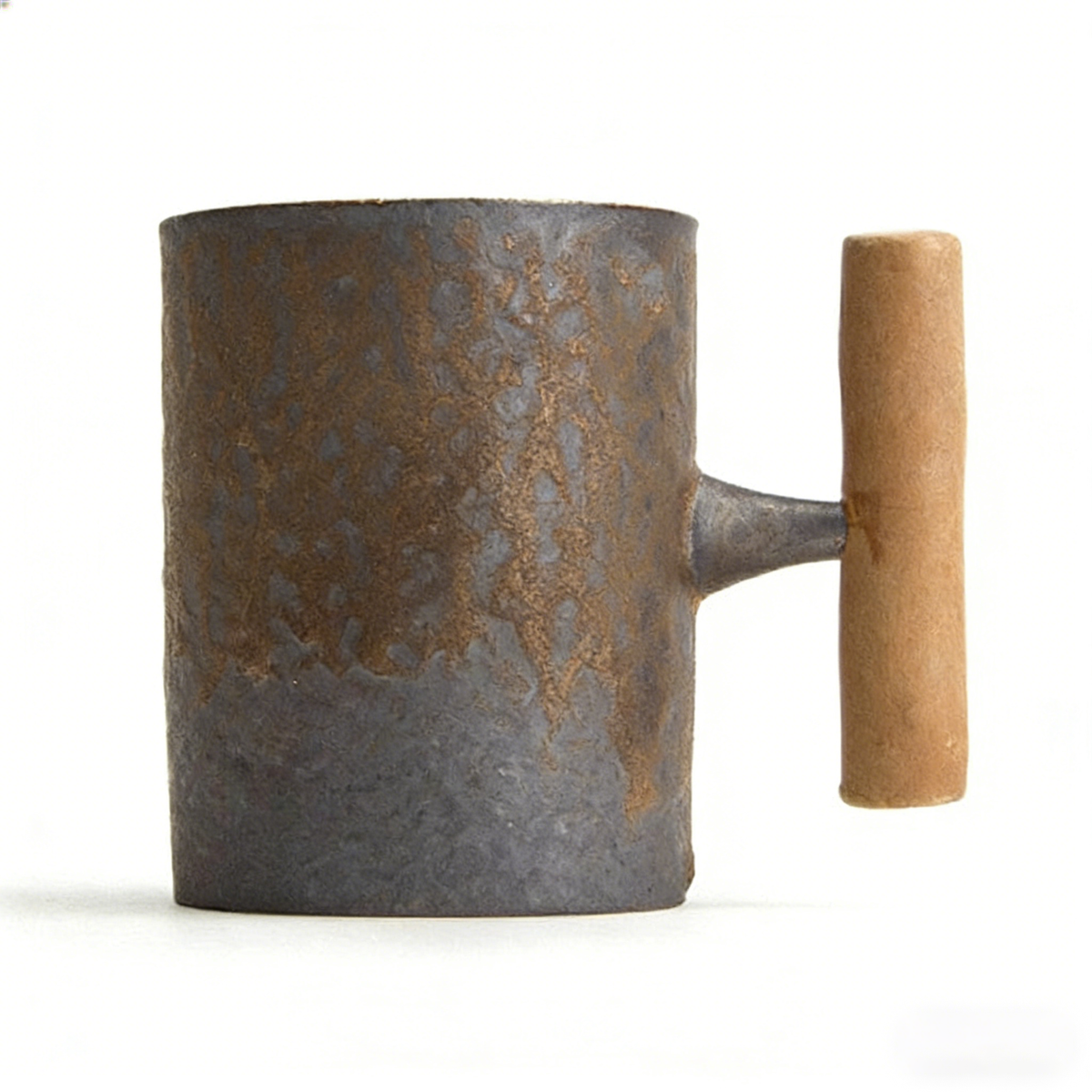 Iron Style Japanese Tea Cup With Handle