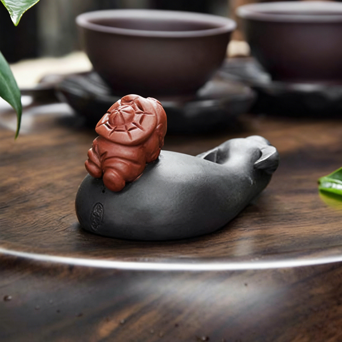 宜兴紫砂牛童茶宠