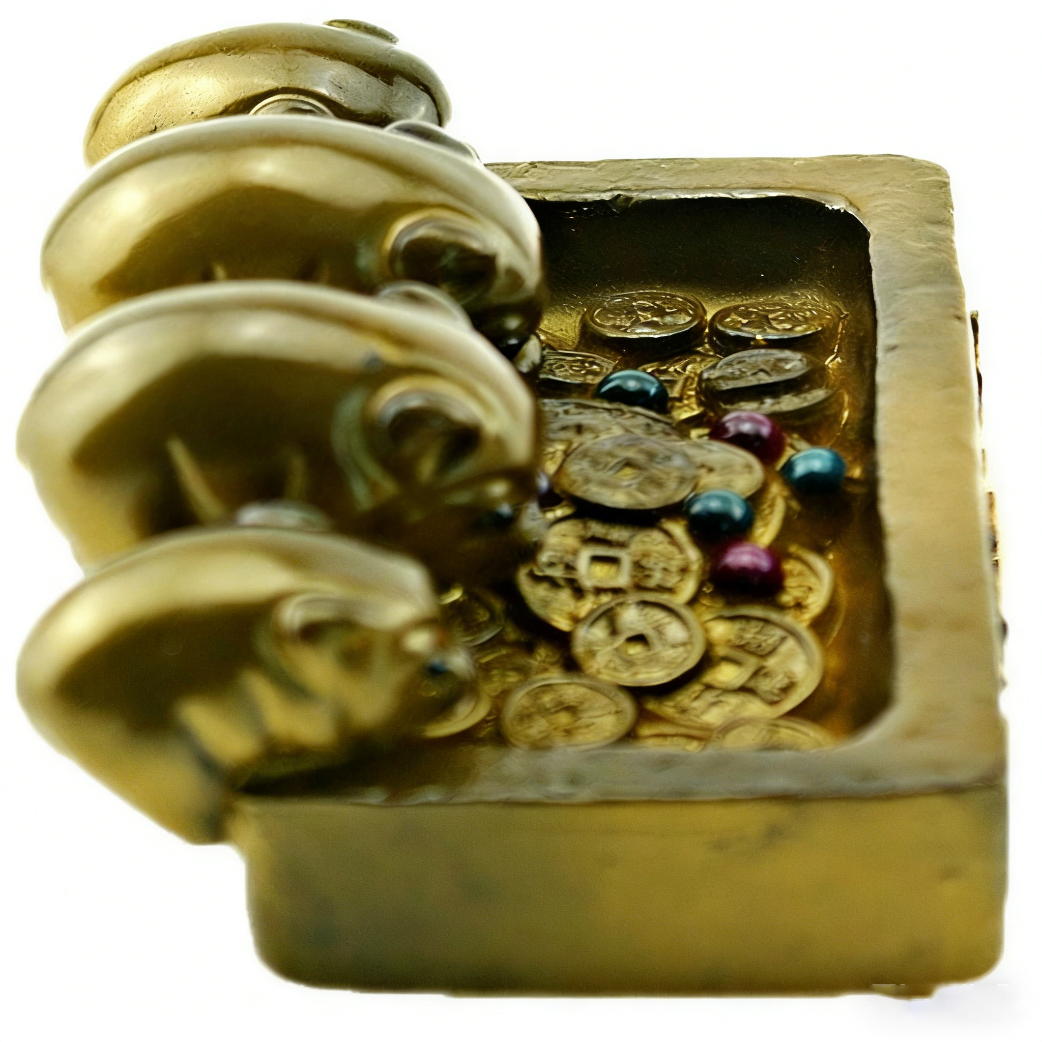 Color Changeable Golden Pigs Tea Pet