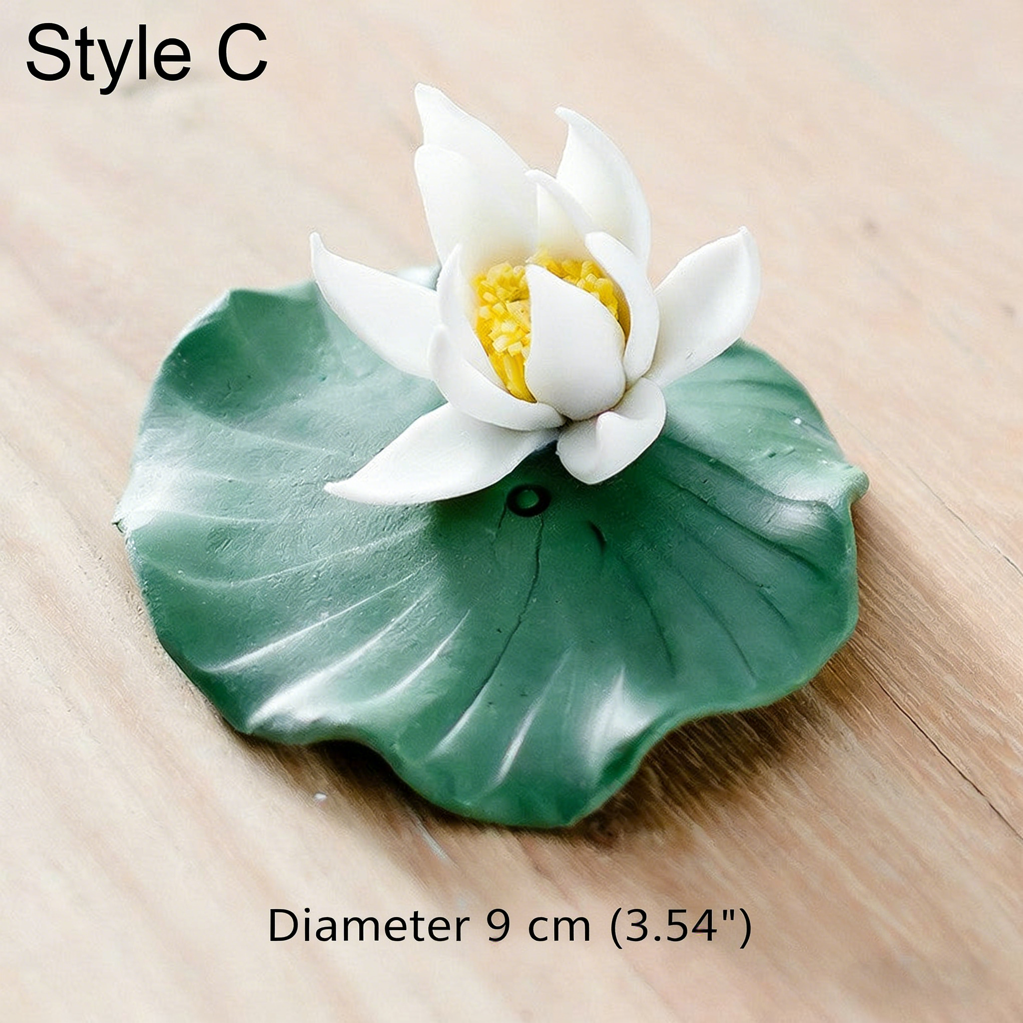 Lotus Flower And Leaf Porcelain Tea Pet