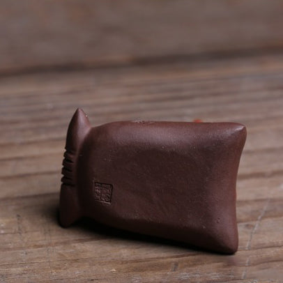 Purple Clay Mouse & Treasure Tea Pet