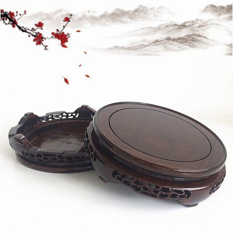 Catalpas Wood Teapot Stand