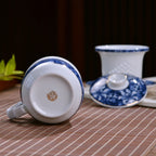 青花瓷中式茶杯