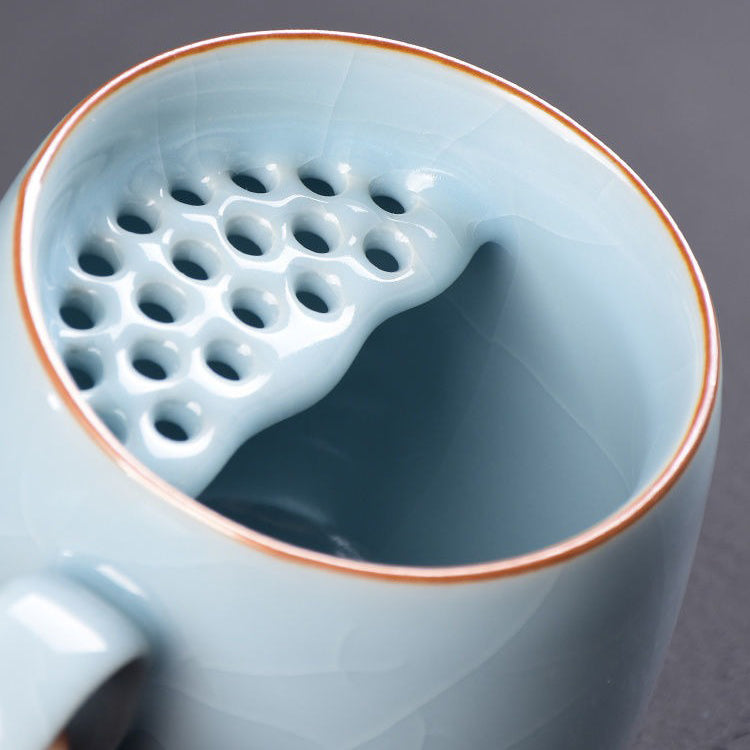 冰裂五窑中式茶杯