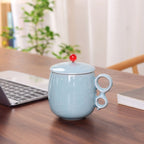 冰裂五窑中式茶杯
