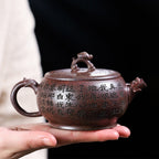 Yixing Purple Clay Monkey Teapot
