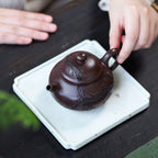 Yixing Purple Clay Plum Blossom Teapot