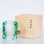 Edo Kiriko Handcrafted Planet Whisky Glass Tea Cup
