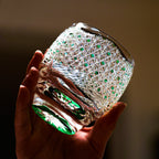 Edo Kiriko Handcrafted Starry Sky Whisky Glass Tea Cup