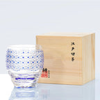 Edo Kiriko Handcrafted Starry Sky Whisky Glass Tea Cup