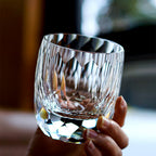 Edo Kiriko Handcrafted Diamond Cut Whisky Glass Tea Cup