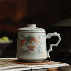 Chinese Ruyao Dragon Tea Cup With Infuser