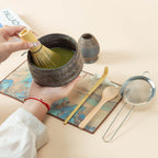 Japanese Kiln Glaze Matcha Tea Set
