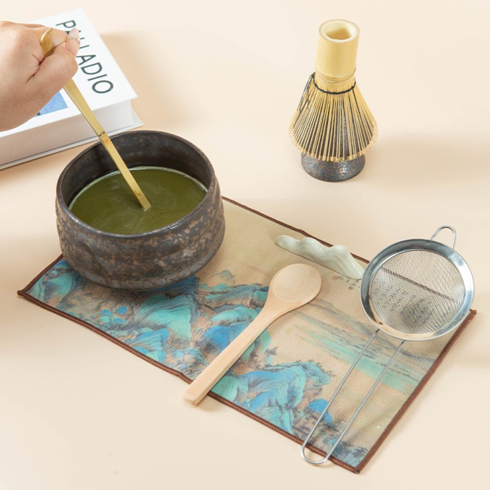 Japanese Kiln Glaze Matcha Tea Set