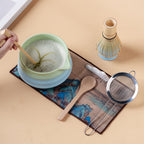 Japanese Gradient Green & Blue Matcha Tea Set