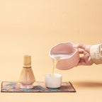 Japanese Pink Matcha Green Tea Set