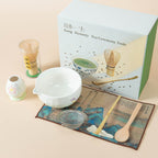 Japanese Butterfly And Flower Matcha Tea Set