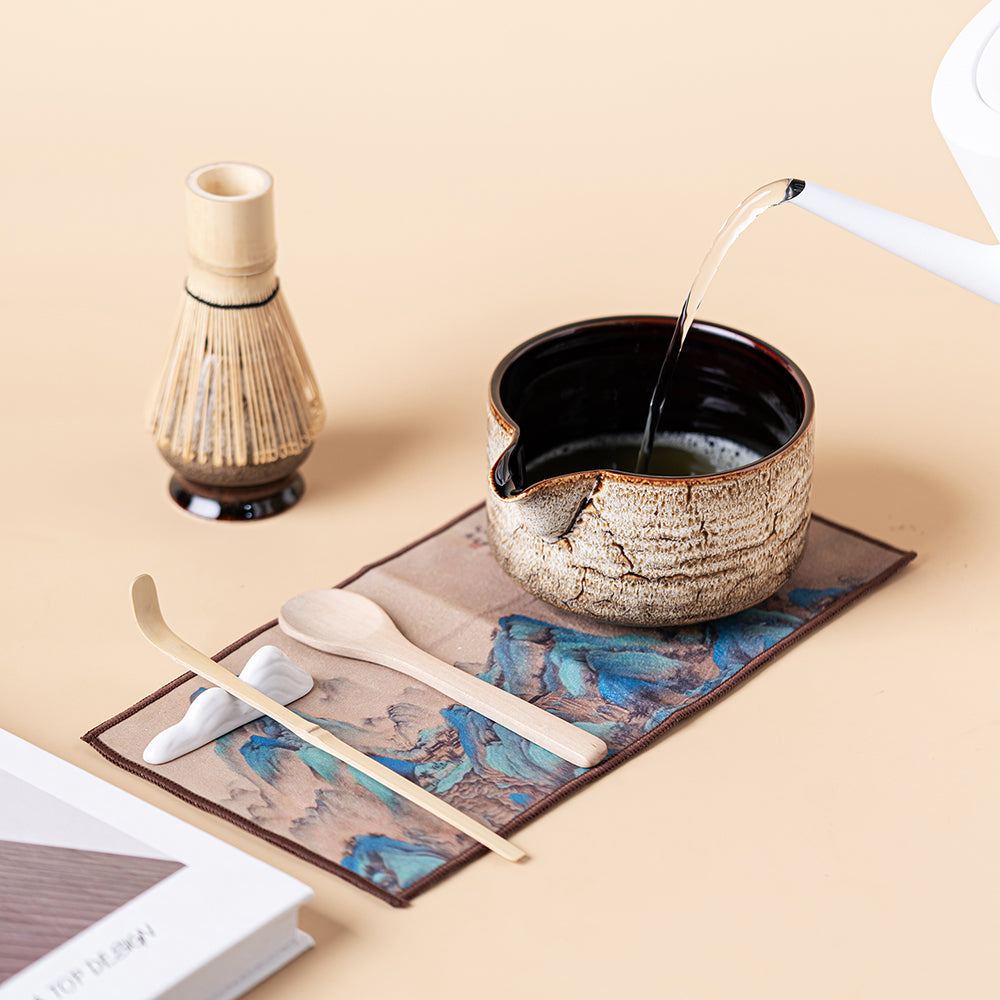 Japanese Kiln Changed Matcha Green Tea Set