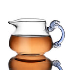 带龙柄的玻璃公道杯