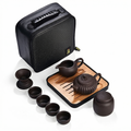 Yixing Purple Clay Tea Set With Travel Bag