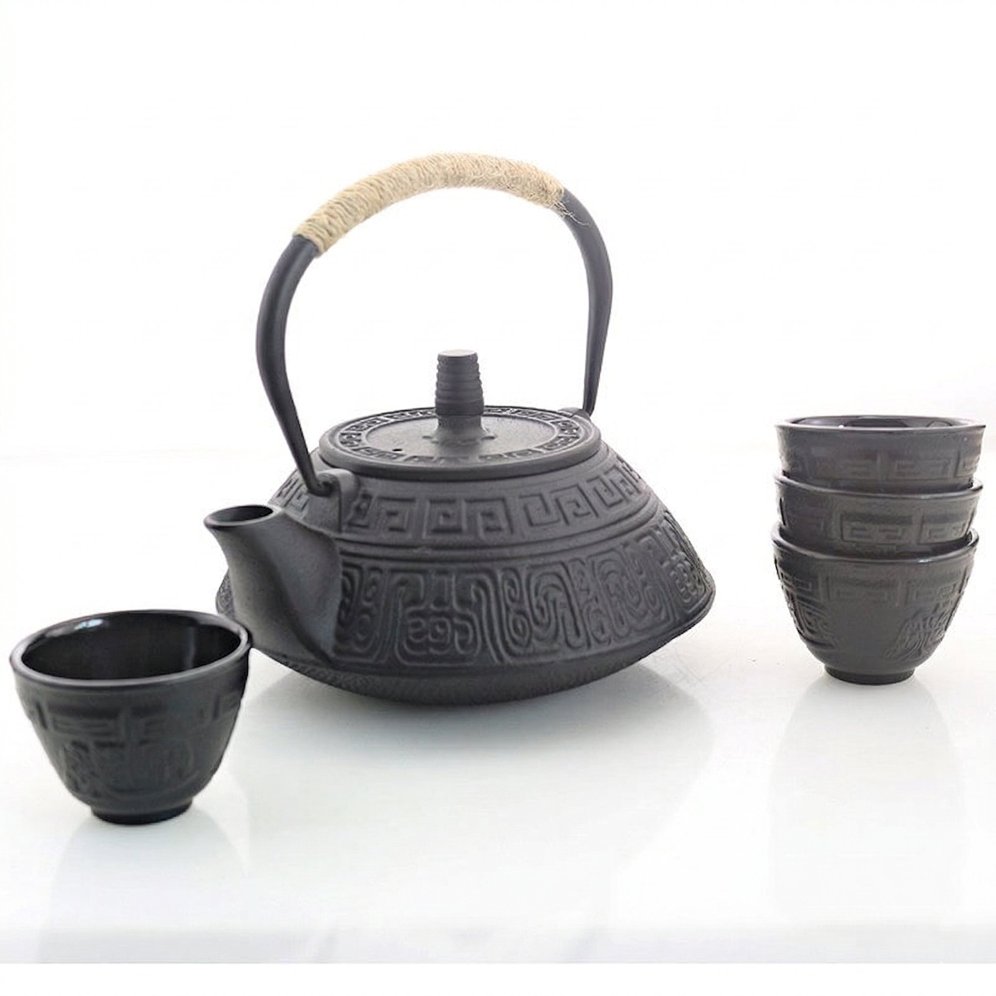 Japanese Southern Cast Iron Tea Set
