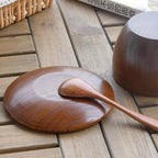 带碟勺木茶杯（两件套）