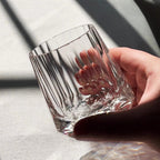 Edo Kiriko Cut Crystal Whiskey Glass Tea Cup – K9 Lead-Free Crystal, 201ml, Light Luxury