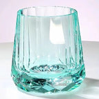 Edo Kiriko Cut Crystal Whiskey Glass Tea Cup – K9 Lead-Free Crystal, 201ml, Light Luxury