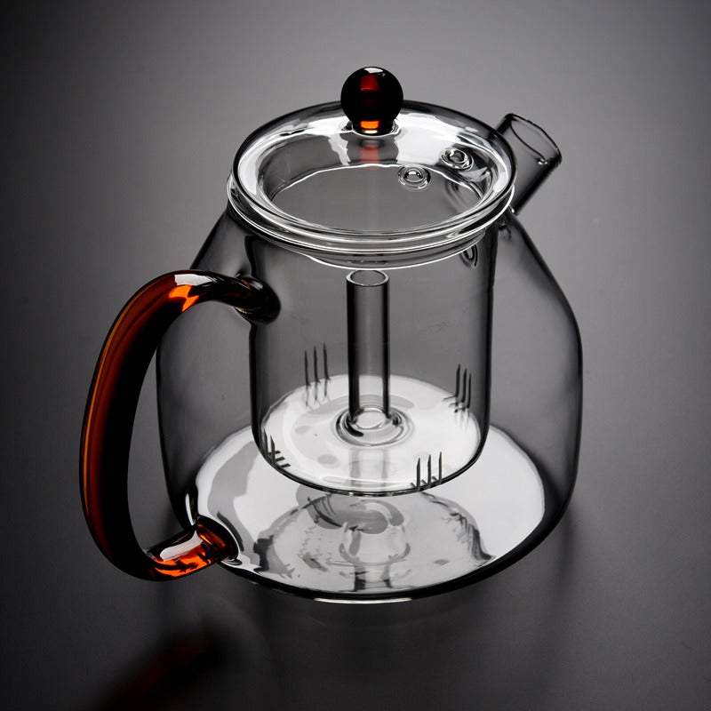水蒸气大玻璃茶壶