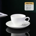 Porcelain Coffee Cup & Saucer Set – Hotel Quality, Multiple Sizes (80ml–250ml)