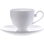 European Style Bone China Coffee Cup & Saucer – High Foot, 230ml