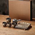 Gold Lotus Seed Kyusu Chinese Tea Set
