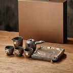 Gold Lotus Seed Kyusu Chinese Tea Set