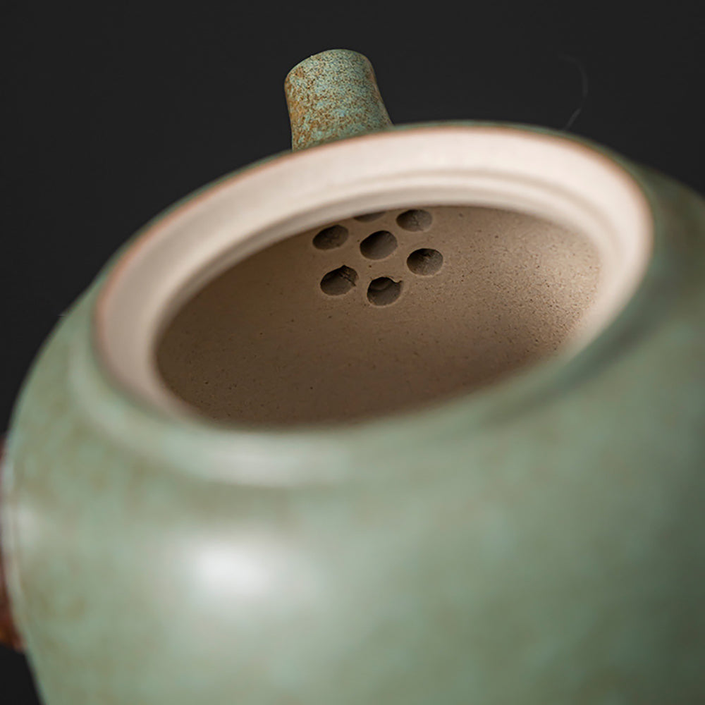 Coarse Pottery Kyusu Lotus Chinese Tea Set