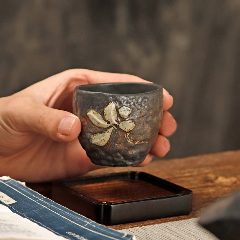 Gold Lotus Seed Kyusu Chinese Tea Set