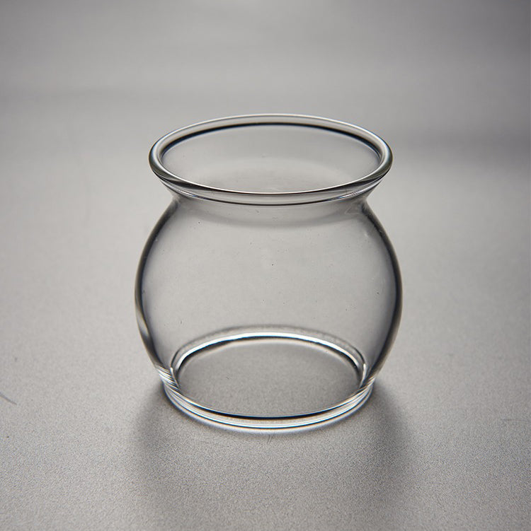 Glass Tea Strainer With Goldfish Handle