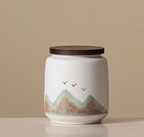 Distant Mountains Tea Canister