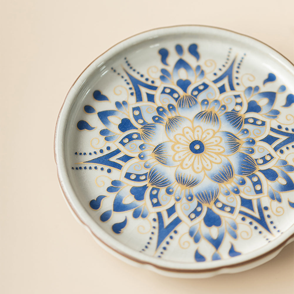 Dunhuang Feitian Cone-shaped Ruyao Porcelain Gaiwan