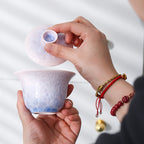 Purple Ice Crystal Ruyao Porcelain Gaiwan