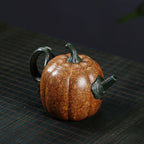 Yixing Jiao Ni Clay Pumpkin Teapot