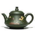 Yixing Green Clay Lotus Teapot