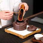 Yixing Purple Clay Fu Dezhong Teapot