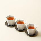 Purple Clay & Ceramic Travel Tea Set
