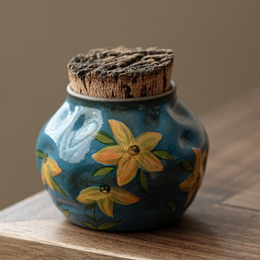 Handmade Pottery Tea Caddy